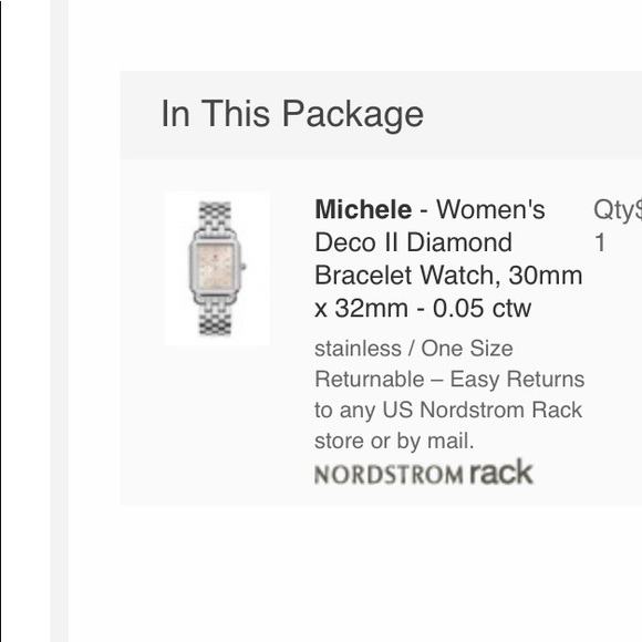 Michele deco lol diamond bracelet watch - Picture 5 of 6